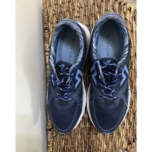 Vionic Satima Navy Blue Walking Athletic Shoes Sneakers Women Size 10 Lace Up